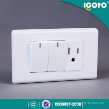 American Style Electrical 10A Switch and Socket Outlet